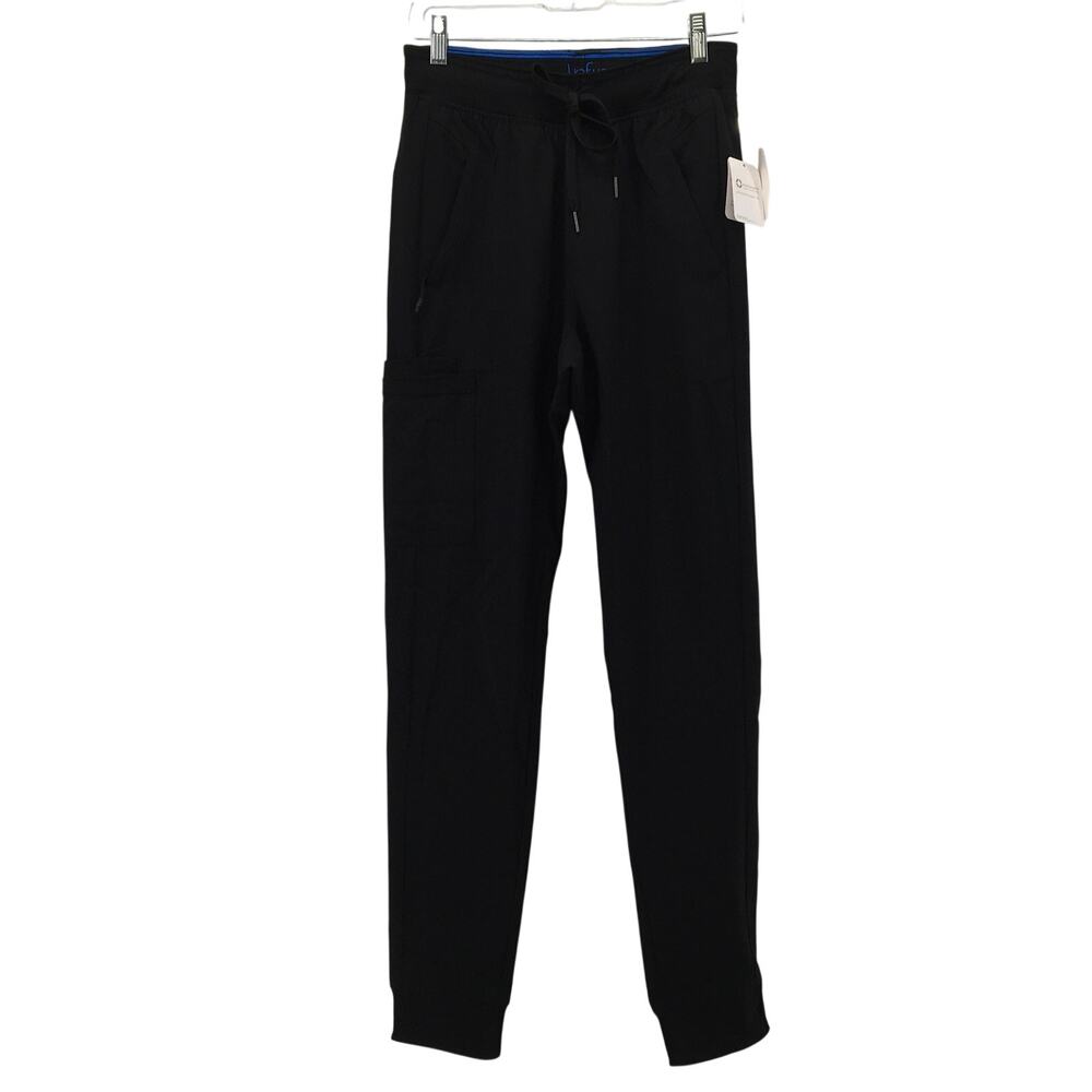 NWT Cherokee Mens Infinity Modern Jogger Scrub Pants Small Tall Black Medical